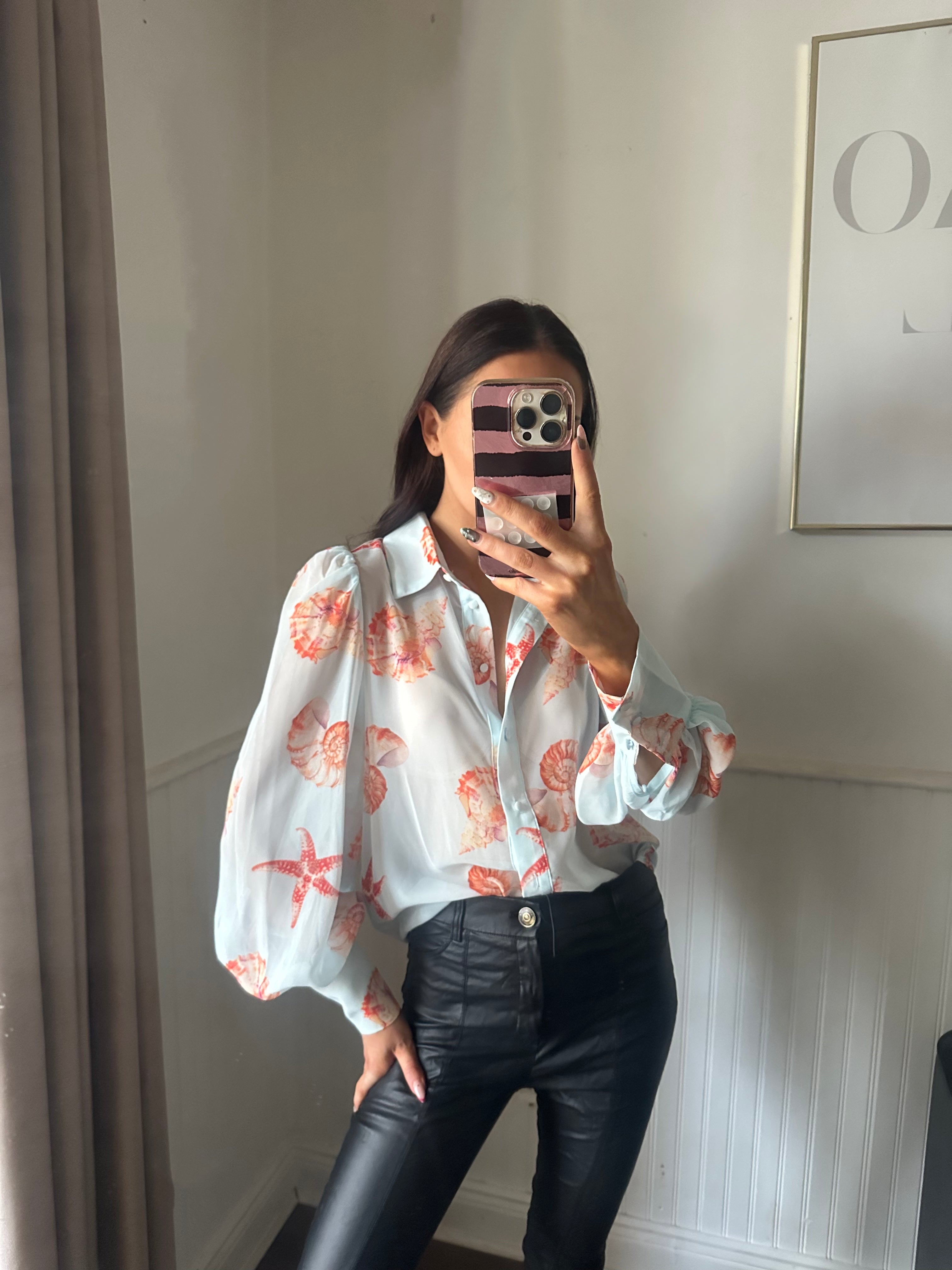 HARLOW SHIRT LIGHT BLUE NAUTICAL