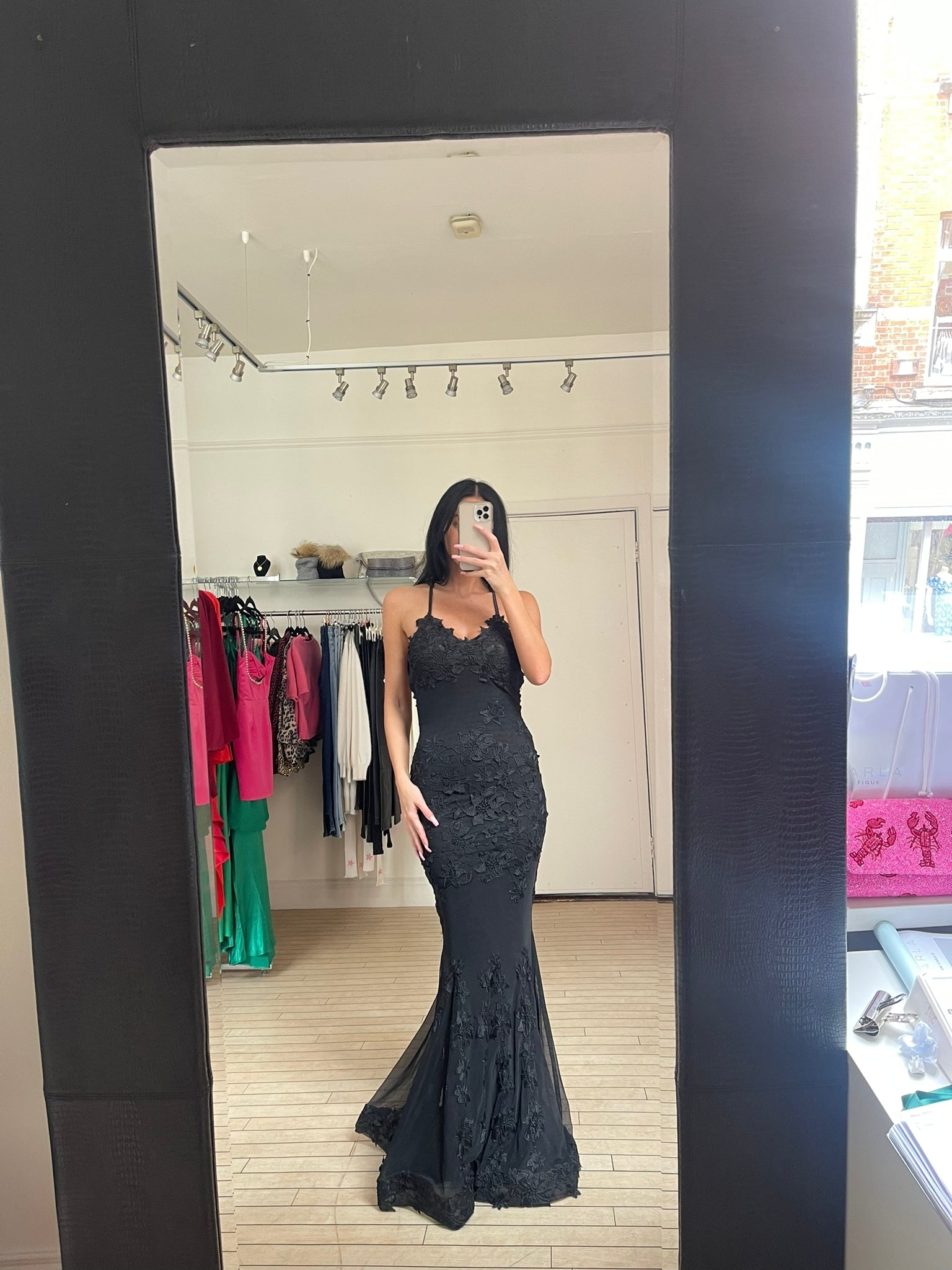 BLACK PORSIA GOWN