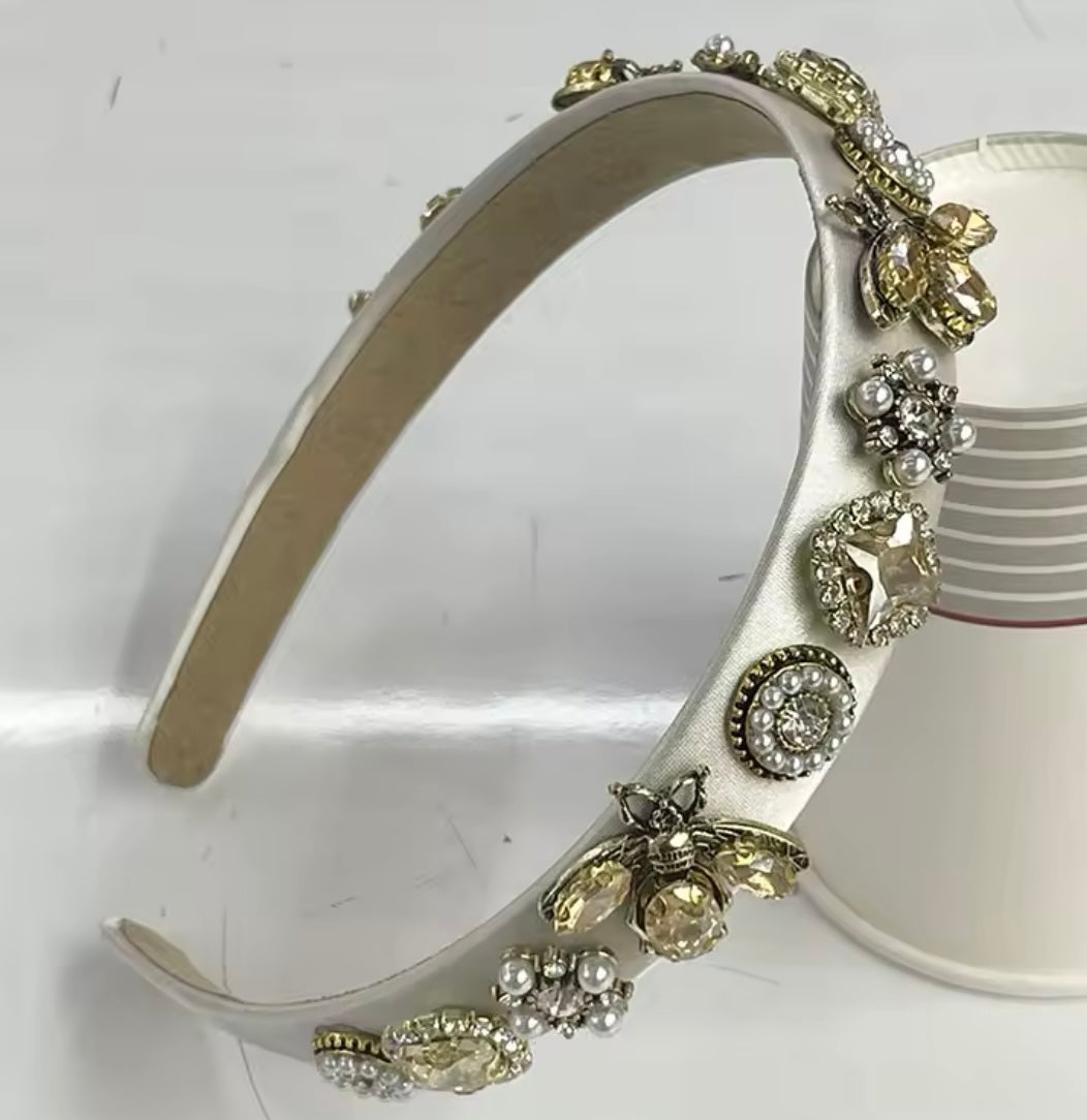 SILVER BEE HAIR BAND