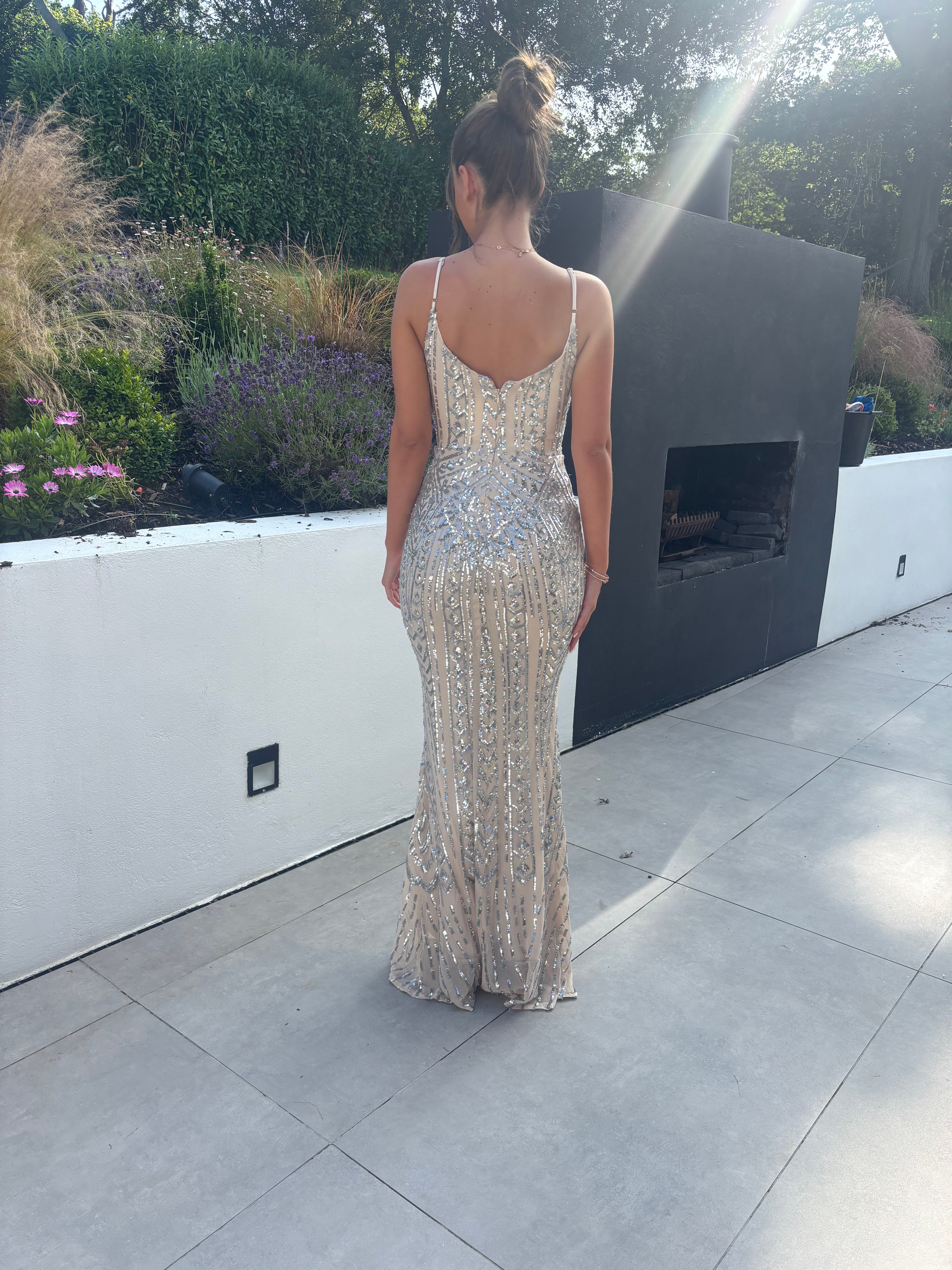 AVA SEQUIN DRESS GOLD