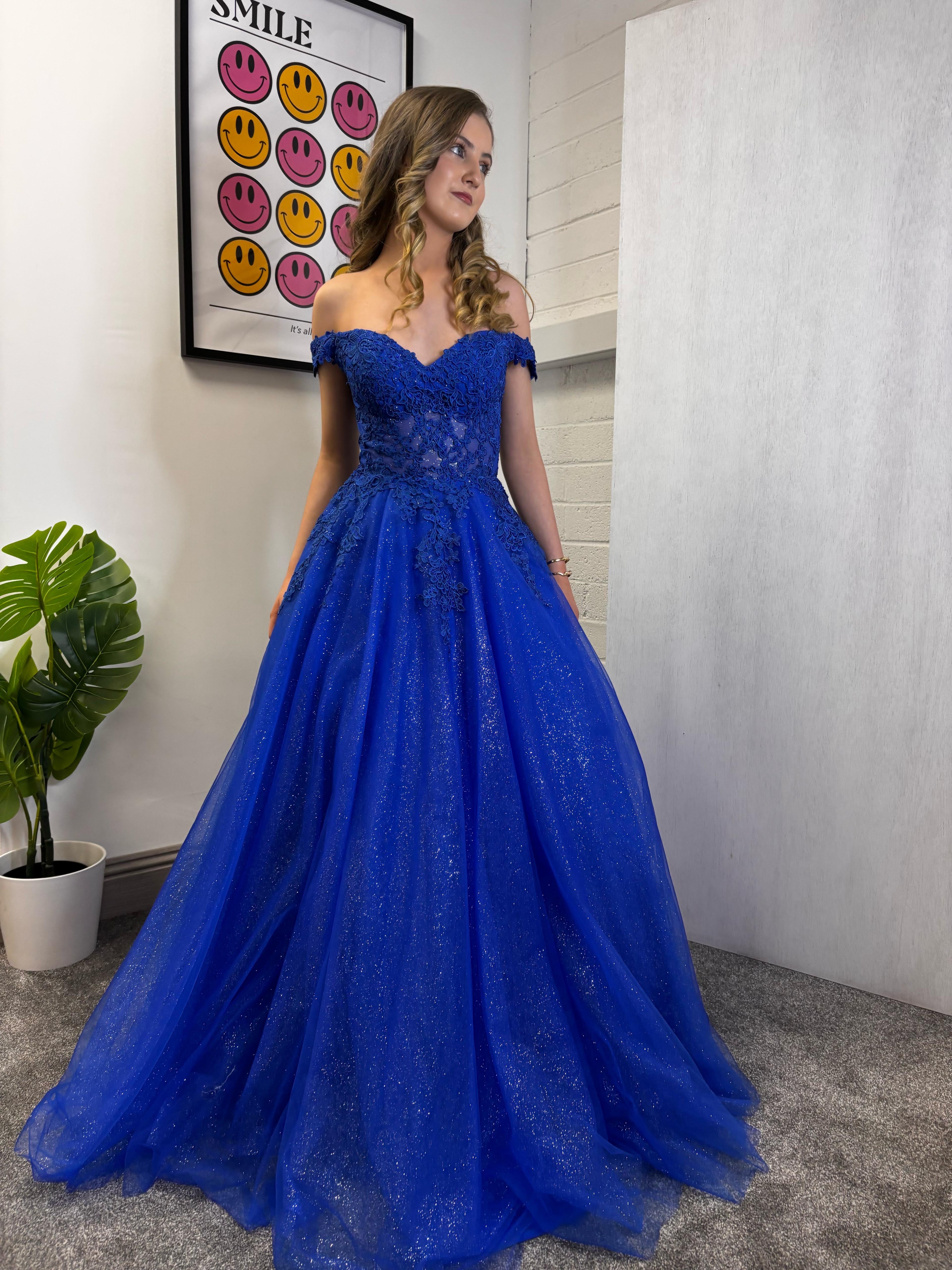 PRINCESS GOWN ROYAL BLUE
