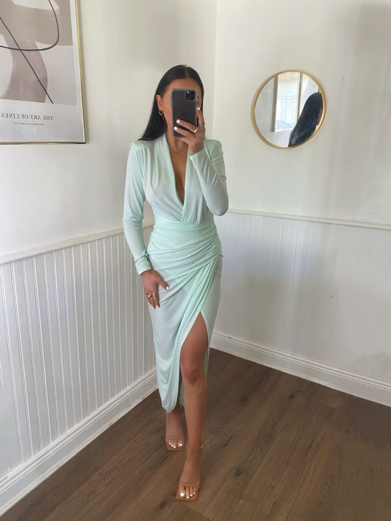 JACKIE DRESS MINT GREEN