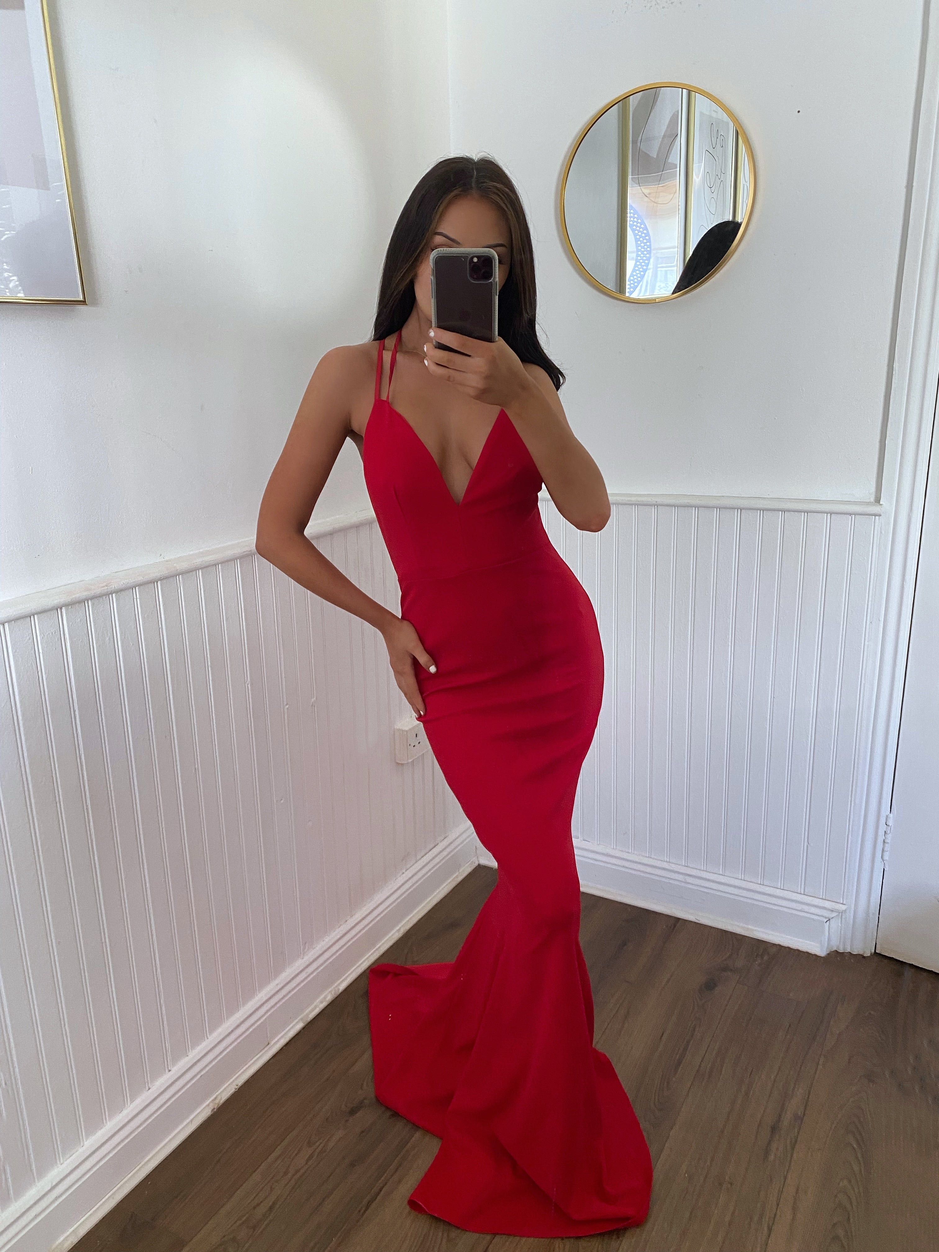 TROY GOWN RED